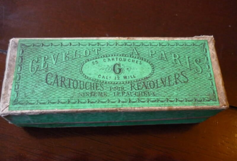 16 boite cartouches Gévelot 1854 système Lefaucheux