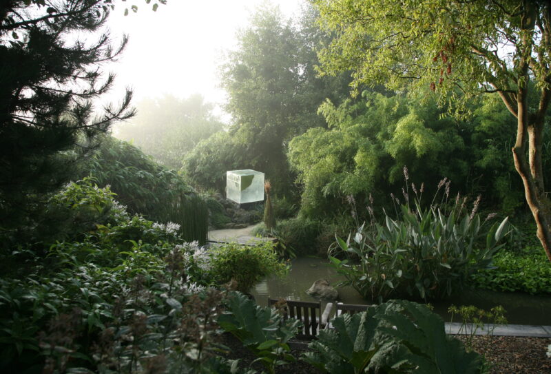 Jardin intérieur à ciel ouvert