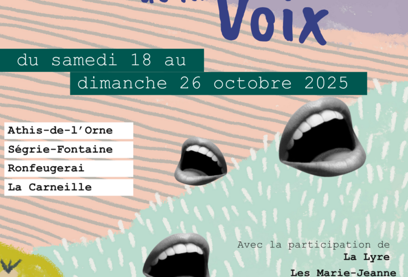 Affiche festival de la Voix