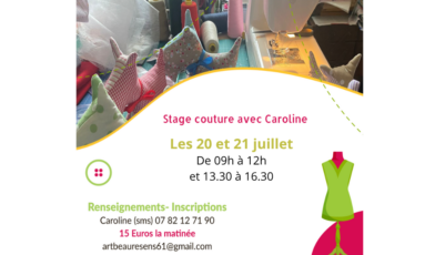 Stage de couture