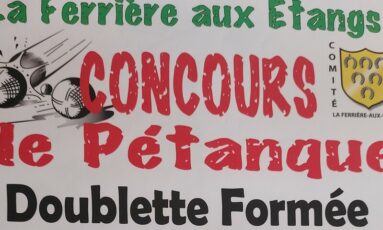 Concours de pétanque en doublettes formées